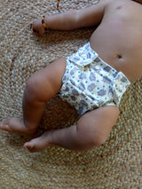 Stay Dry Bamboo Cloth Nappy - Hippos