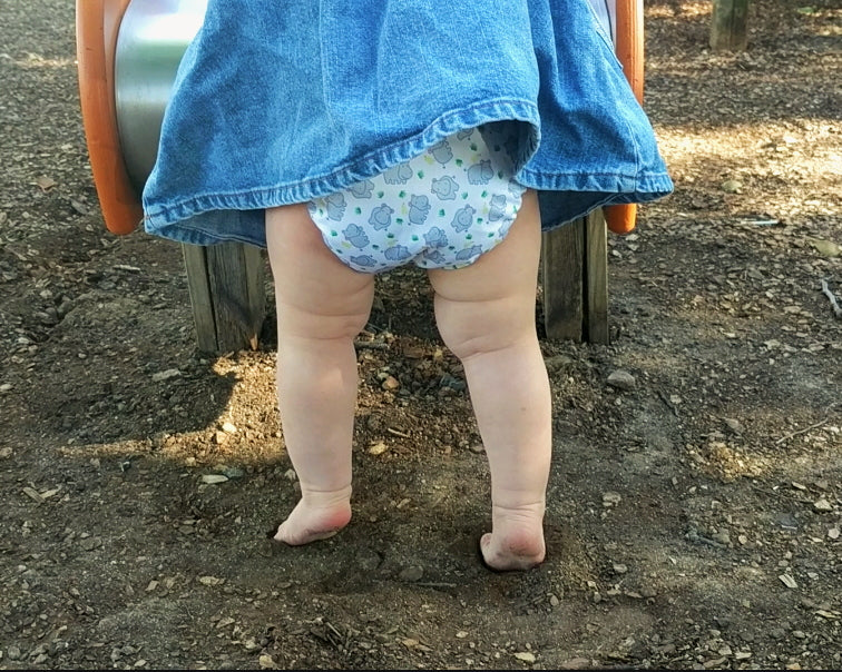 Hippopotamus Modern Cloth Nappy