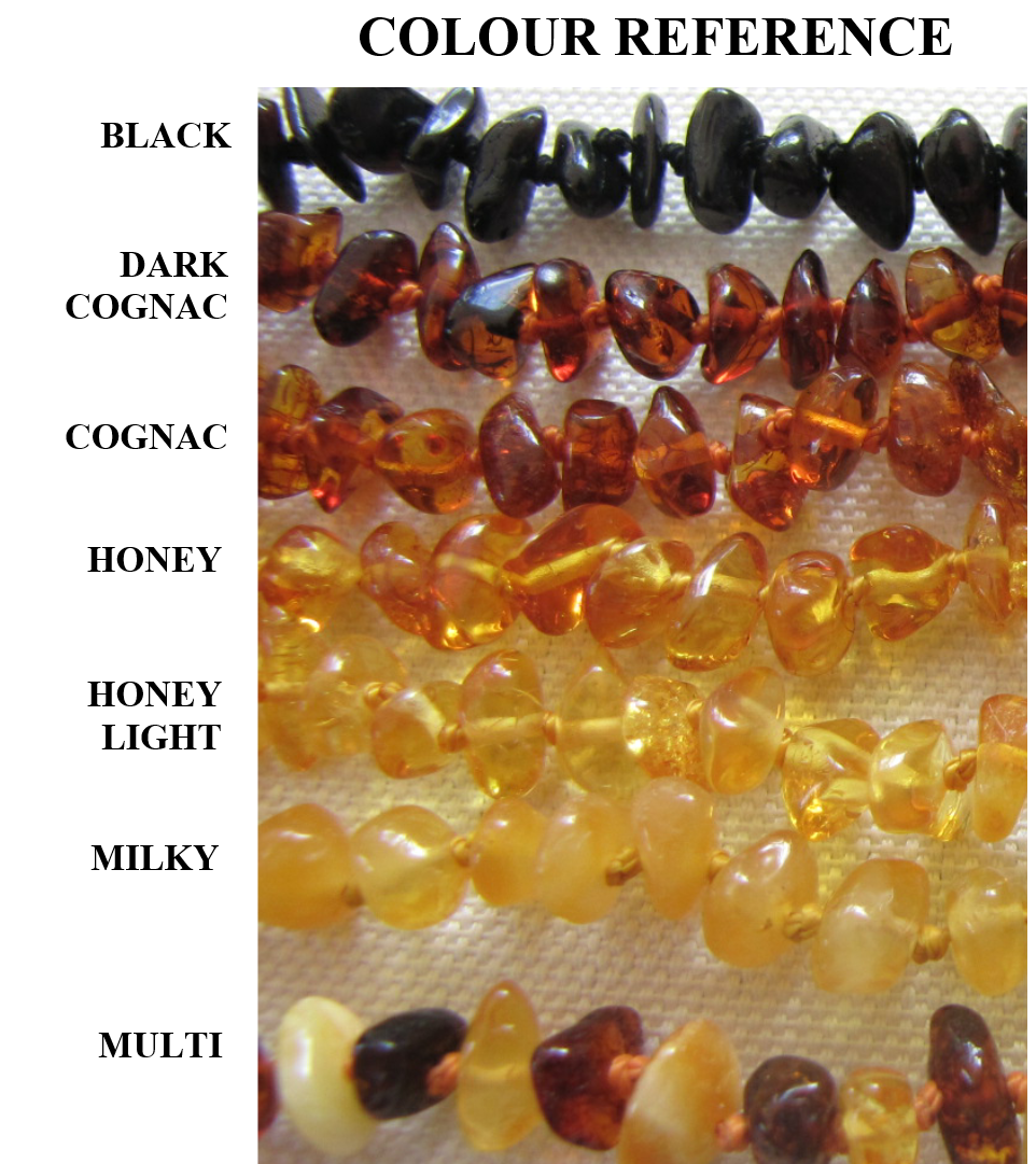 Amber Teething Bracelets - Colour selection