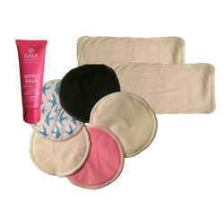 Hippybottomus Breast Care Pack including bamboo Breast Pads