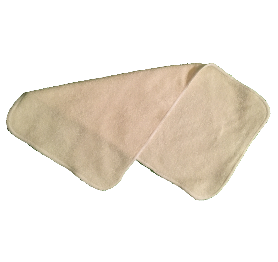 Hippybottomus Reusable bamboo burping cloth - folded