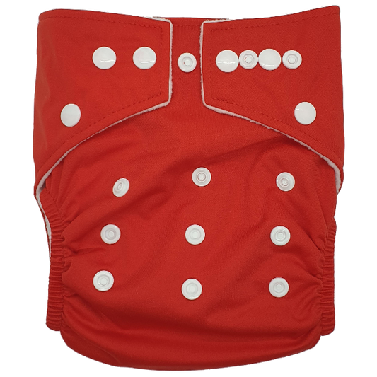 Stay Dry Bamboo Cloth Nappy - Red