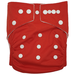 Stay Dry Bamboo Cloth Nappy - Red