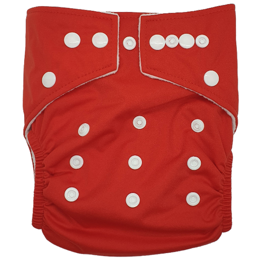 Stay Dry Bamboo Cloth Nappy - Red