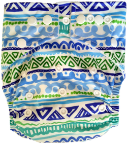 Tribal Hippybottomus Stay Dry Bamboo Cloth Reusable Nappy