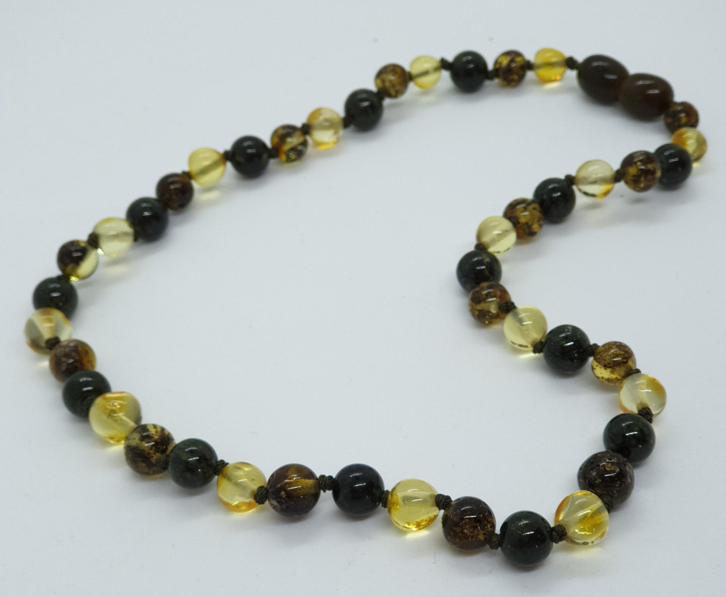 Aventurine & Marble Amber Necklace