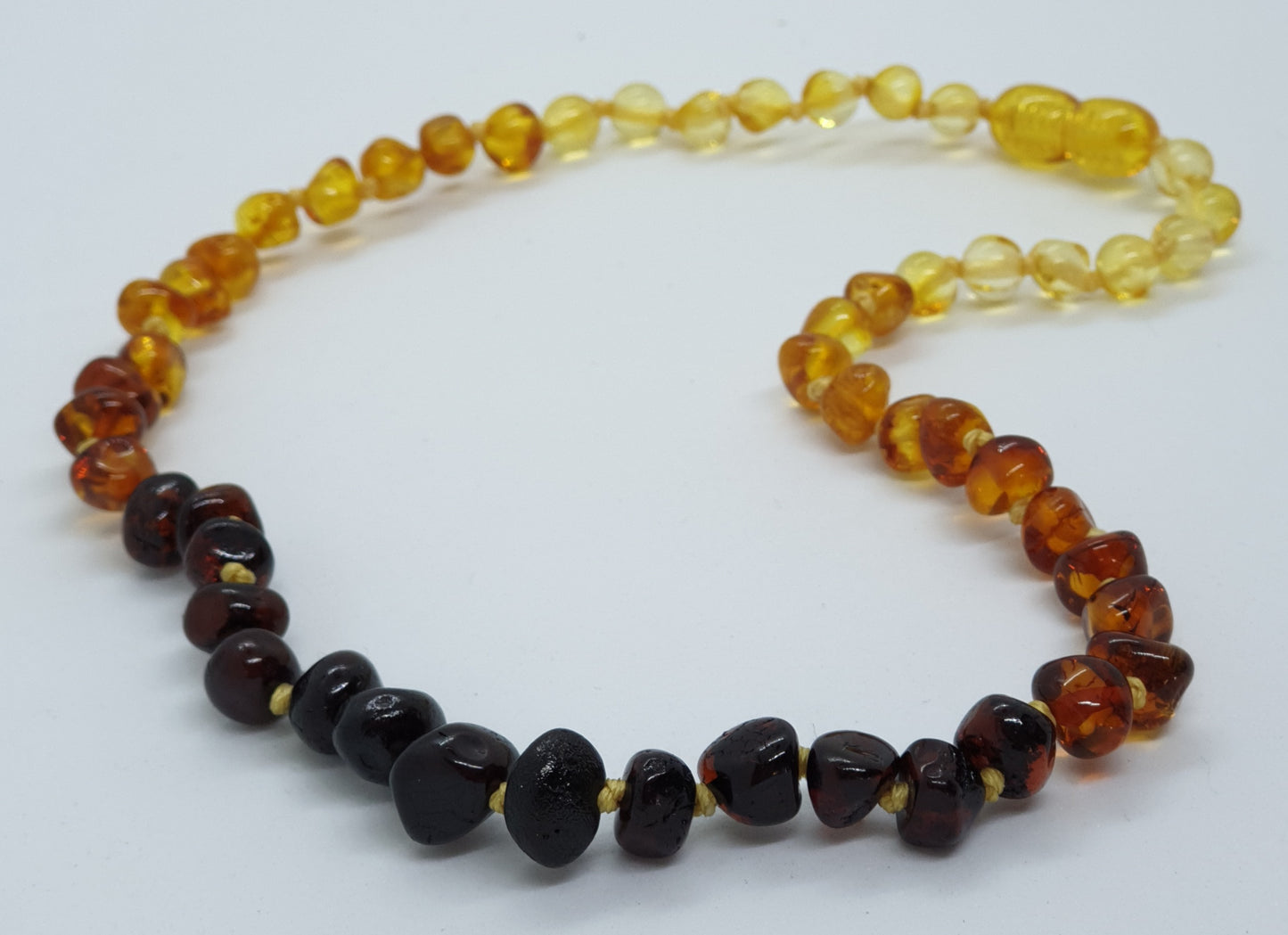 Rainbow Baroque Amber Necklace