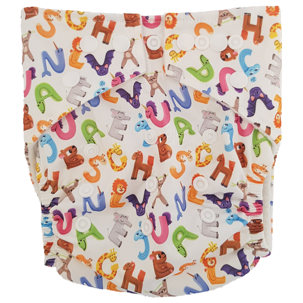 Stay Dry Bamboo Cloth Nappy - ABC