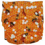 Hippybottomus Stay Dry Bamboo Bee Cloth Nappy
