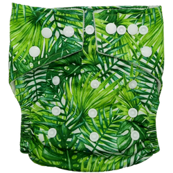 Stay Dry Bamboo Cloth Nappy - Leaves
