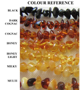 Amber Teething beads - colour selection