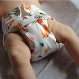 Stay Dry Bamboo Cloth Nappy - Forest Animals