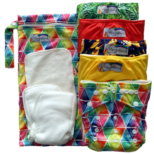 Hippybottomus Trial Reusable Nappy Pack Australia