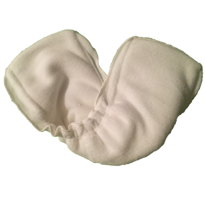 Hippybottomus reusable bamboo insert with gussets for night - folded