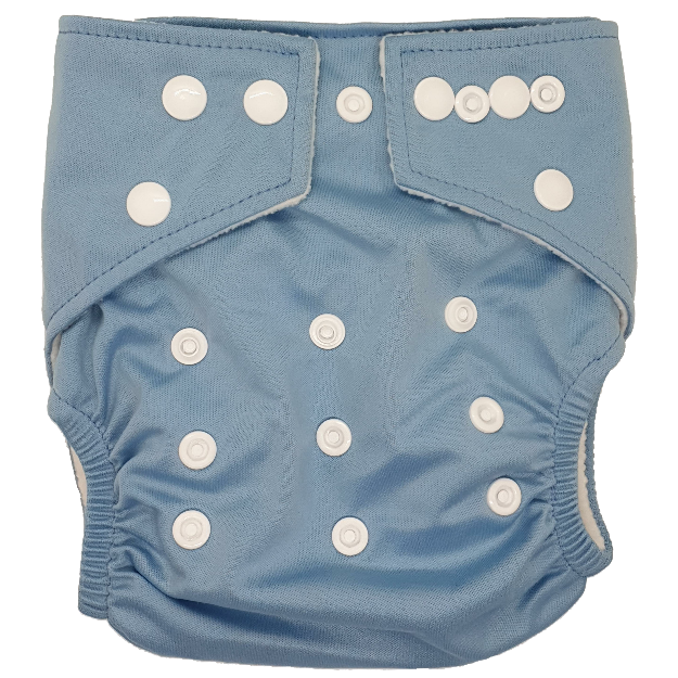 Stay-Dry Bamboo Cloth Nappy - Blue