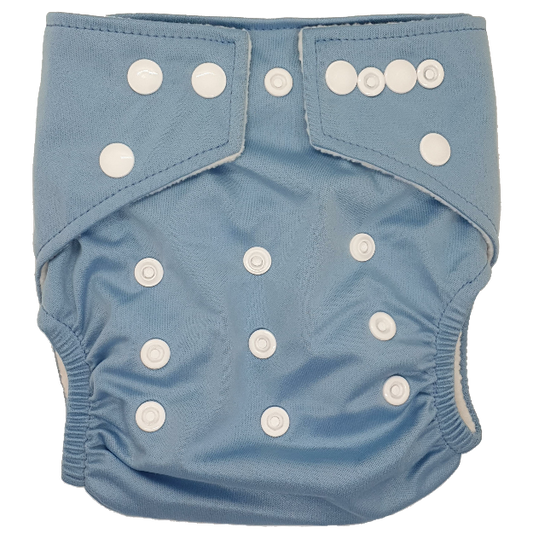 Stay-Dry Bamboo Cloth Nappy - Blue