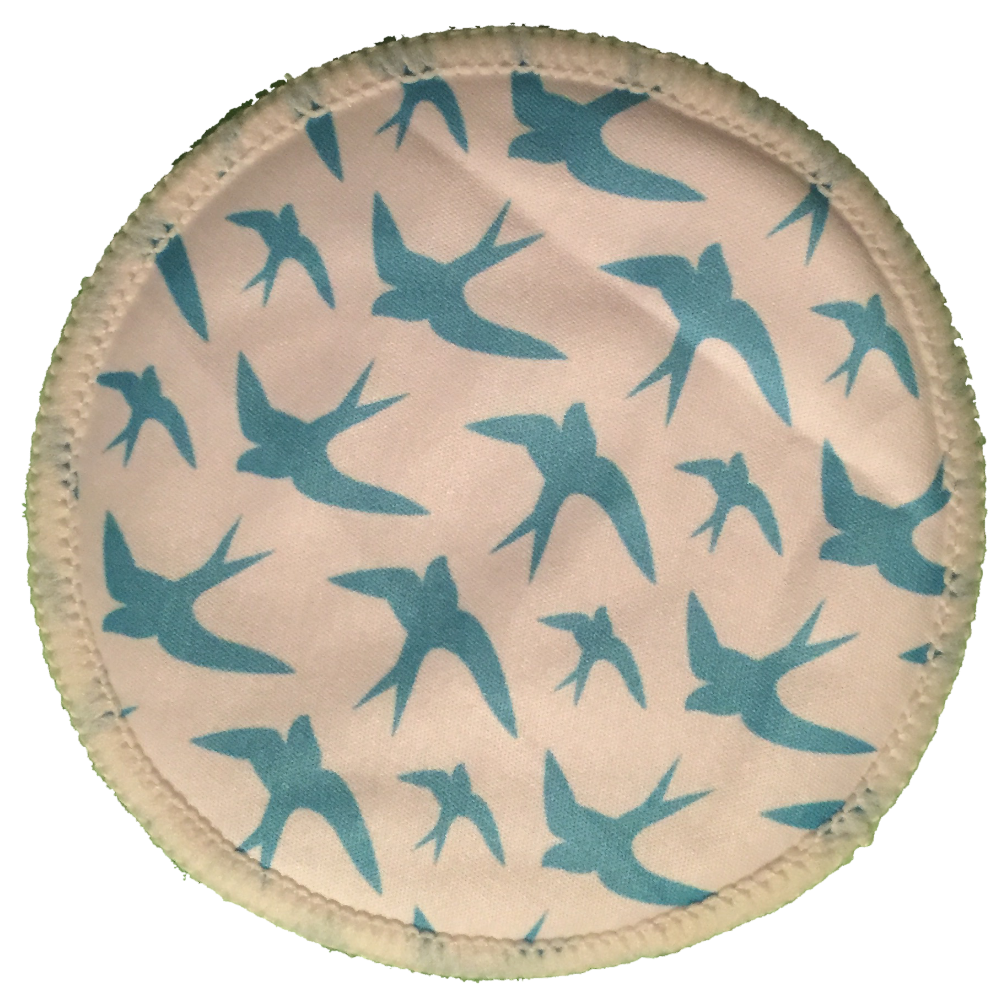 Hippybottomus Reusable Bamboo Breast Pads - Birds