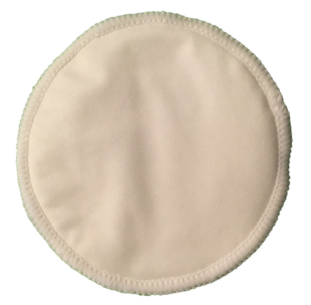 Hippybottomus Reusable Bamboo Breast Pads - Cream