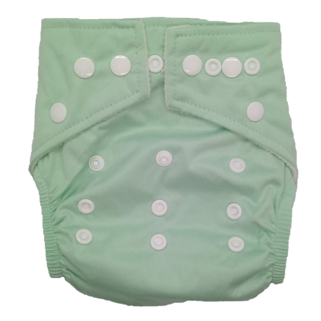 Hippybottomus Stay Dry Bamboo Cloth Nappy Spearmint